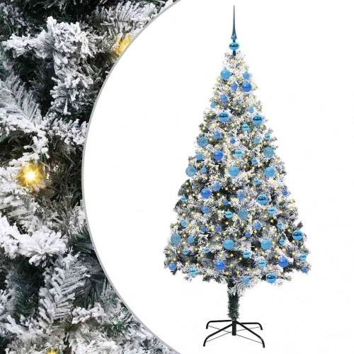 Mākslīgā Ziemassvētku Eglīte Su 300 Led Ar Statīvu Zaļa 180 Cm Vidaxl