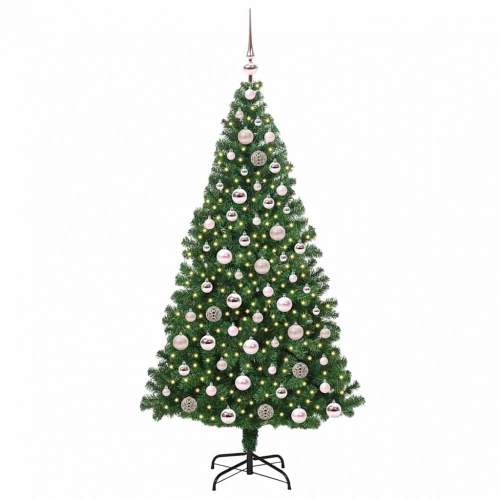 Mākslīgā Ziemassvētku Eglīte Su 300 Led Ar Statīvu Zaļa 180 Cm Vidaxl