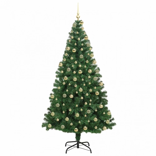 Mākslīgā Ziemassvētku Eglīte Su 300 Led Ar Statīvu Zaļa 180 Cm Vidaxl