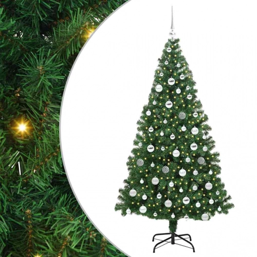 Mākslīgā Ziemassvētku Eglīte Su 300 Led Ar Statīvu Zaļa 180 Cm Vidaxl