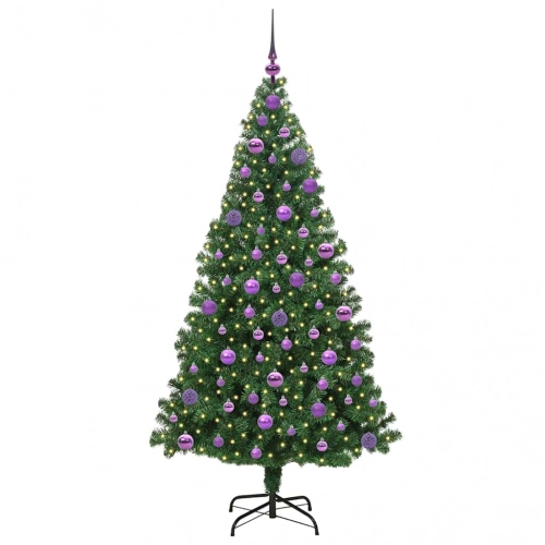 Mākslīgā Ziemassvētku Eglīte Su 300 Led Ar Statīvu Zaļa 180 Cm Vidaxl