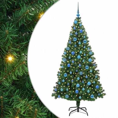 Mākslīgā Ziemassvētku Eglīte Su 300 Led Ar Statīvu Zaļa 180 Cm Vidaxl