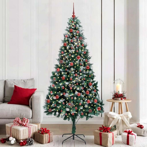 Mākslīgā Ziemassvētku Eglīte Su 300 Led Ar Statīvu Zaļa 210 Cm Vidaxl