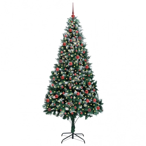Mākslīgā Ziemassvētku Eglīte Su 300 Led Ar Statīvu Zaļa 210 Cm Vidaxl