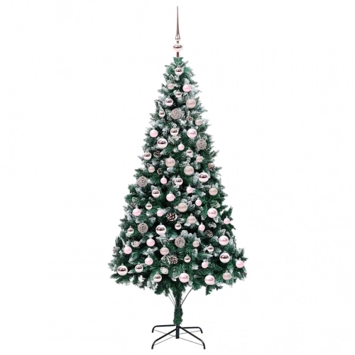 Mākslīgā Ziemassvētku Eglīte Su 300 Led Ar Statīvu Zaļa 210 Cm Vidaxl