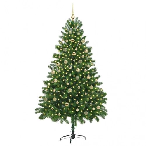 Mākslīgā Ziemassvētku Eglīte Su 300 Led Ar Statīvu Zaļa 210 Cm Vidaxl