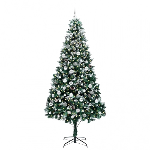 Mākslīgā Ziemassvētku Eglīte Su 300 Led Ar Statīvu Zaļa 210 Cm Vidaxl