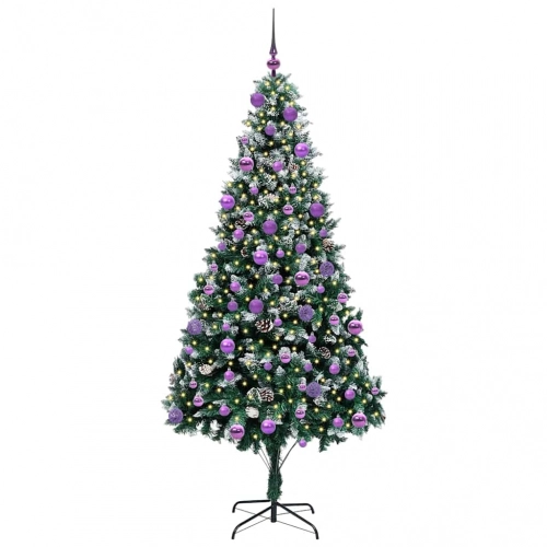 Mākslīgā Ziemassvētku Eglīte Su 300 Led Ar Statīvu Zaļa 210 Cm Vidaxl