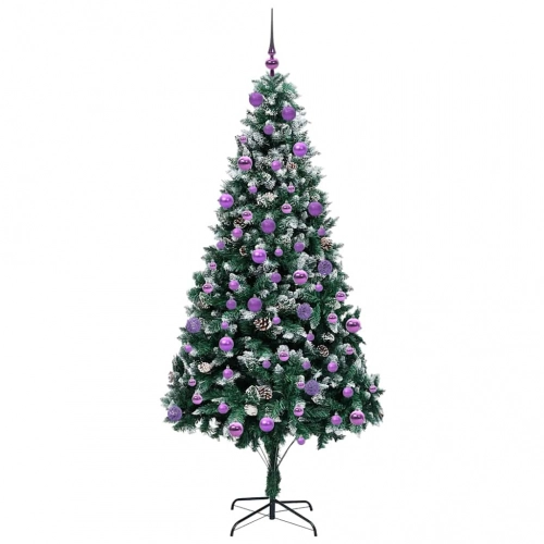 Mākslīgā Ziemassvētku Eglīte Su 300 Led Ar Statīvu Zaļa 210 Cm Vidaxl