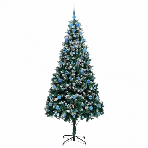 Mākslīgā Ziemassvētku Eglīte Su 300 Led Ar Statīvu Zaļa 210 Cm Vidaxl