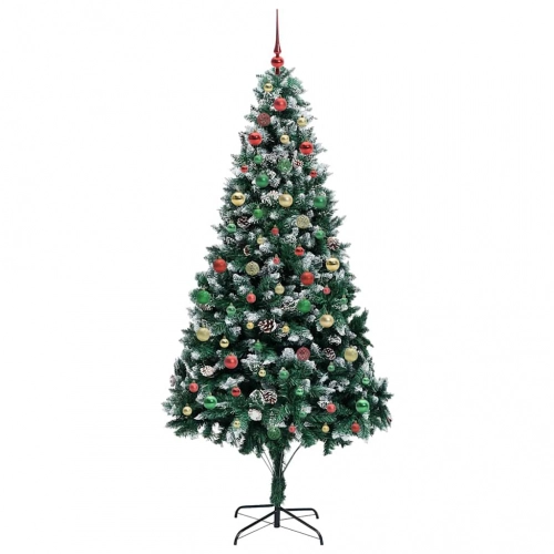 Mākslīgā Ziemassvētku Eglīte Su 300 Led Ar Statīvu Zaļa 210 Cm Vidaxl