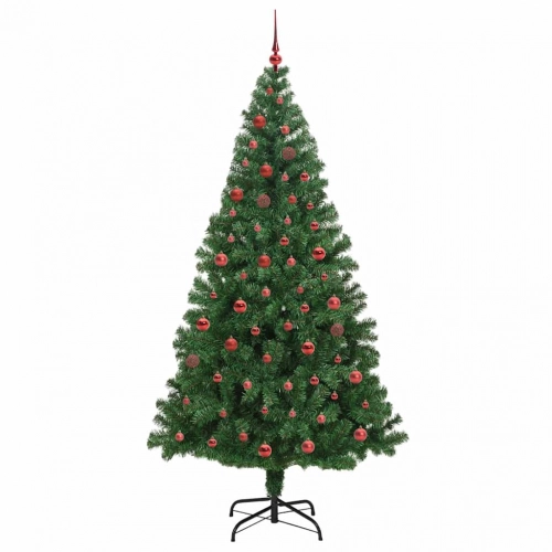 Mākslīgā Ziemassvētku Eglīte Su 300 Led Ar Statīvu Zaļa 210 Cm Vidaxl