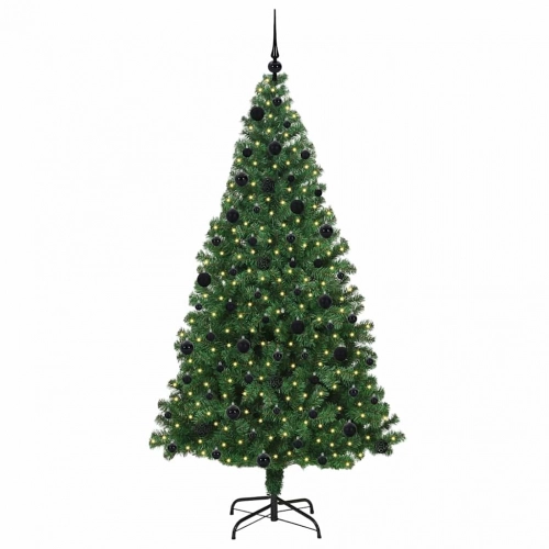 Mākslīgā Ziemassvētku Eglīte Su 300 Led Ar Statīvu Zaļa 210 Cm Vidaxl