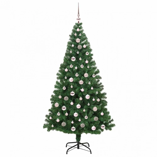 Mākslīgā Ziemassvētku Eglīte Su 300 Led Ar Statīvu Zaļa 210 Cm Vidaxl