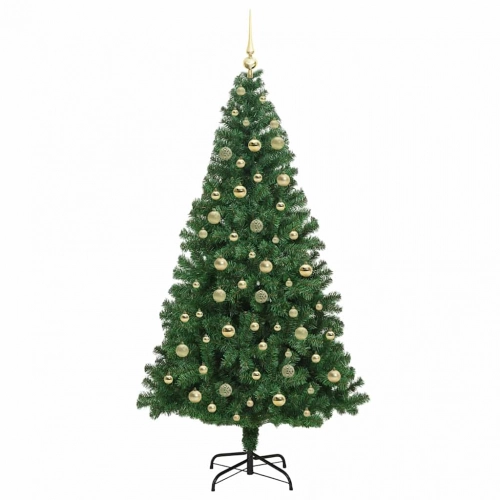 Mākslīgā Ziemassvētku Eglīte Su 300 Led Ar Statīvu Zaļa 210 Cm Vidaxl