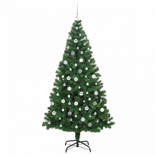 Mākslīgā Ziemassvētku Eglīte Su 300 Led Ar Statīvu Zaļa 210 Cm Vidaxl