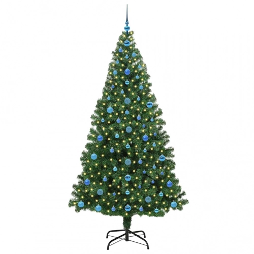 Mākslīgā Ziemassvētku Eglīte Su 300 Led Ar Statīvu Zaļa 210 Cm Vidaxl