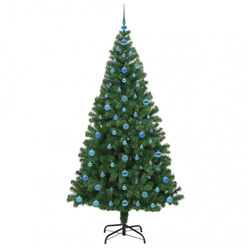 Mākslīgā Ziemassvētku Eglīte Su 300 Led Ar Statīvu Zaļa 210 Cm Vidaxl
