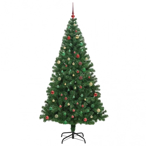 Mākslīgā Ziemassvētku Eglīte Su 300 Led Ar Statīvu Zaļa 210 Cm Vidaxl