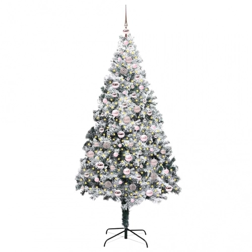 Mākslīgā Ziemassvētku Eglīte Su 300 Led Ar Statīvu Zaļa 210 Cm Vidaxl