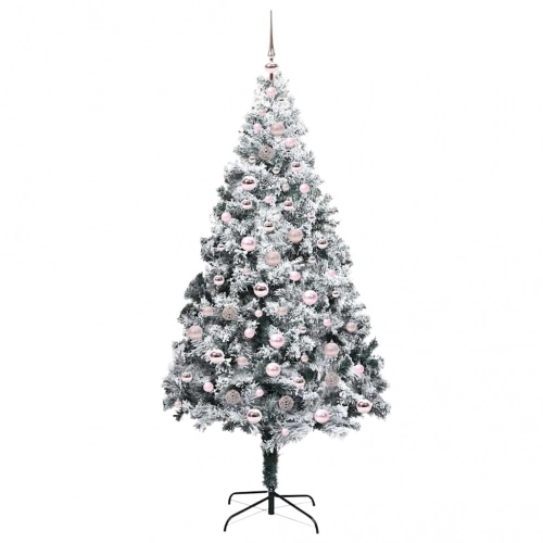 Mākslīgā Ziemassvētku Eglīte Su 300 Led Ar Statīvu Zaļa 210 Cm Vidaxl