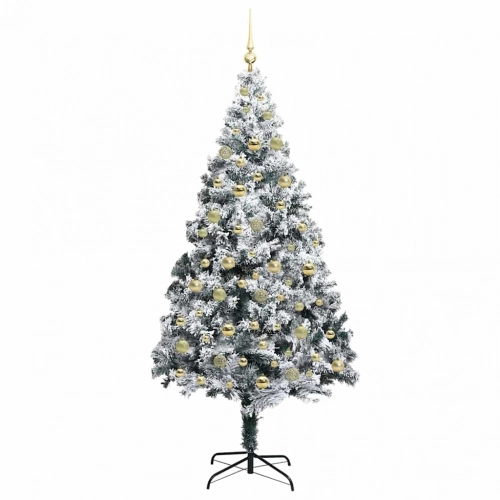 Mākslīgā Ziemassvētku Eglīte Su 300 Led Ar Statīvu Zaļa 210 Cm Vidaxl