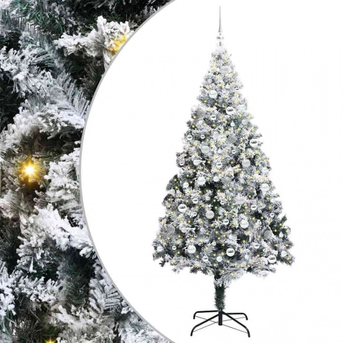 Mākslīgā Ziemassvētku Eglīte Su 300 Led Ar Statīvu Zaļa 210 Cm Vidaxl