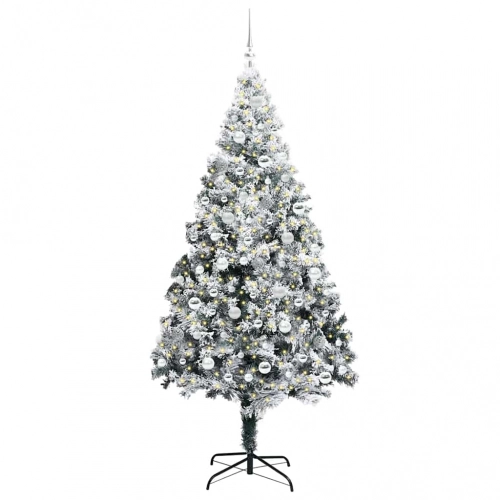Mākslīgā Ziemassvētku Eglīte Su 300 Led Ar Statīvu Zaļa 210 Cm Vidaxl