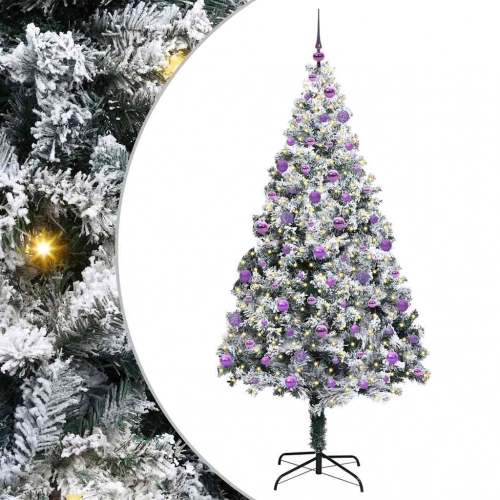 Mākslīgā Ziemassvētku Eglīte Su 300 Led Ar Statīvu Zaļa 210 Cm Vidaxl