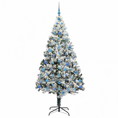 Mākslīgā Ziemassvētku Eglīte Su 300 Led Ar Statīvu Zaļa 210 Cm Vidaxl