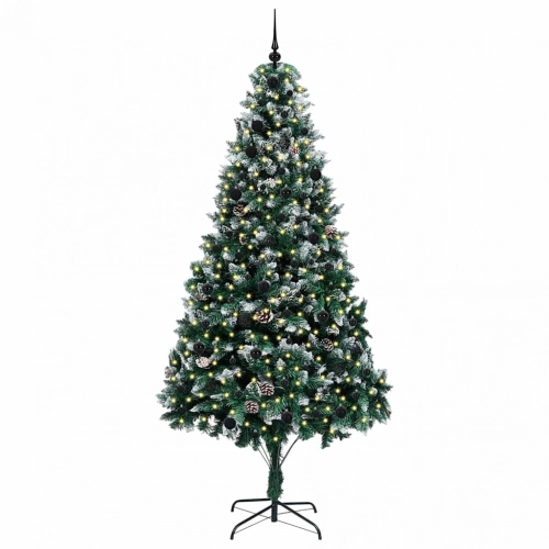 Mākslīgā Ziemassvētku Eglīte Su 300 Led Ar Statīvu Zaļa 240 Cm Vidaxl