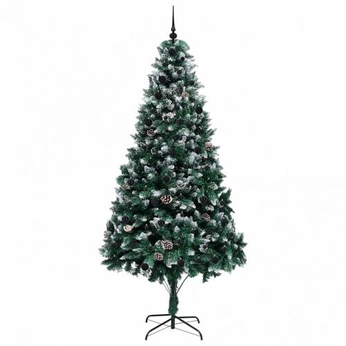 Mākslīgā Ziemassvētku Eglīte Su 300 Led Ar Statīvu Zaļa 240 Cm Vidaxl
