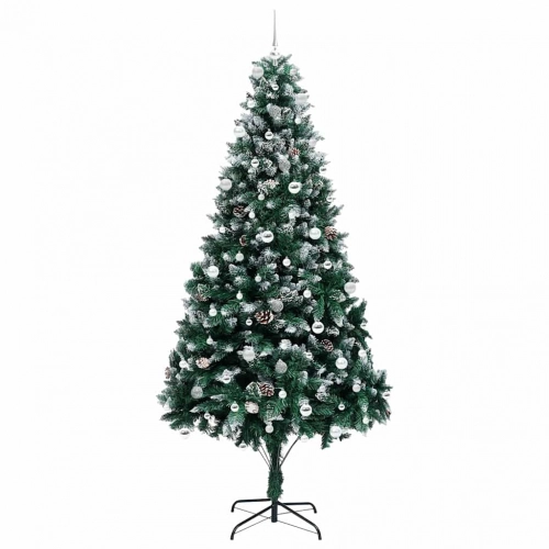 Mākslīgā Ziemassvētku Eglīte Su 300 Led Ar Statīvu Zaļa 240 Cm Vidaxl