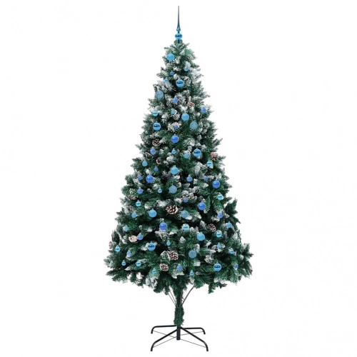 Mākslīgā Ziemassvētku Eglīte Su 300 Led Ar Statīvu Zaļa 240 Cm Vidaxl
