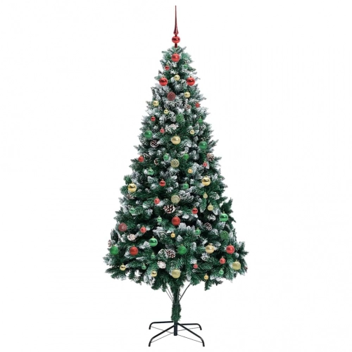 Mākslīgā Ziemassvētku Eglīte Su 300 Led Ar Statīvu Zaļa 240 Cm Vidaxl