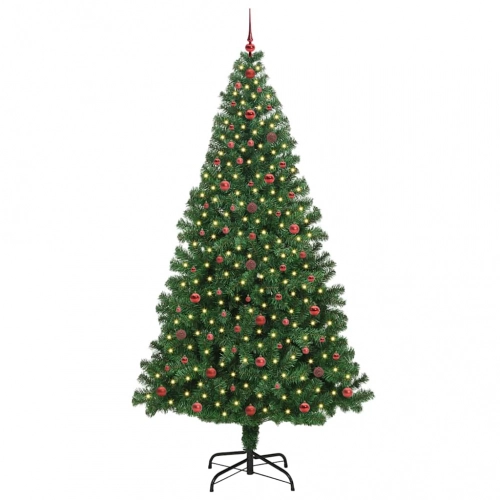 Mākslīgā Ziemassvētku Eglīte Su 300 Led Ar Statīvu Zaļa 240 Cm Vidaxl