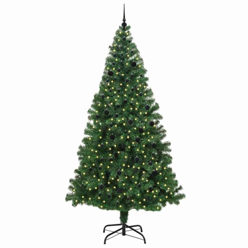 Mākslīgā Ziemassvētku Eglīte Su 300 Led Ar Statīvu Zaļa 240 Cm Vidaxl
