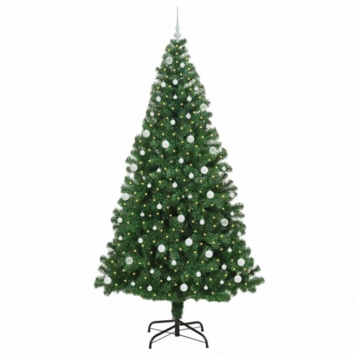 Mākslīgā Ziemassvētku Eglīte Su 300 Led Ar Statīvu Zaļa 240 Cm Vidaxl