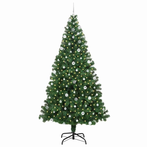 Mākslīgā Ziemassvētku Eglīte Su 300 Led Ar Statīvu Zaļa 240 Cm Vidaxl