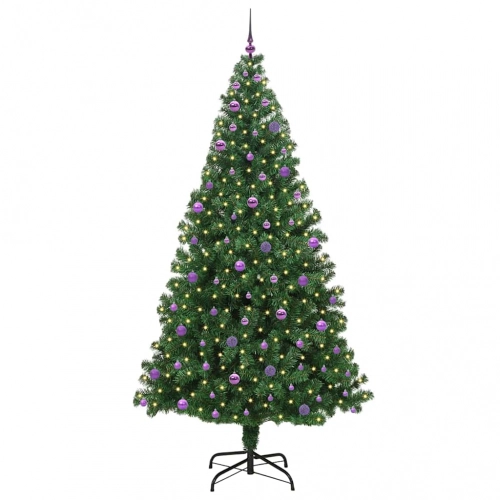 Mākslīgā Ziemassvētku Eglīte Su 300 Led Ar Statīvu Zaļa 240 Cm Vidaxl