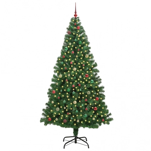 Mākslīgā Ziemassvētku Eglīte Su 300 Led Ar Statīvu Zaļa 240 Cm Vidaxl