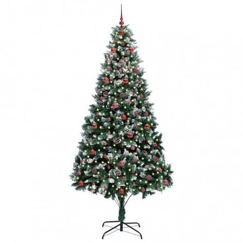 Mākslīgā Ziemassvētku Eglīte Su 300 Led Ar Statīvu Zaļa 240 Cm Vidaxl