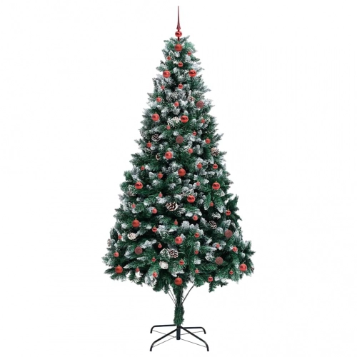 Mākslīgā Ziemassvētku Eglīte Su 300 Led Ar Statīvu Zaļa 240 Cm Vidaxl