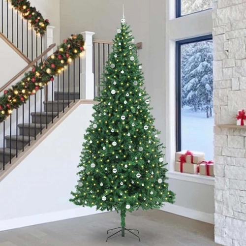 Mākslīgā Ziemassvētku Eglīte Su 300 Led Ar Statīvu Zaļa 300 Cm Vidaxl