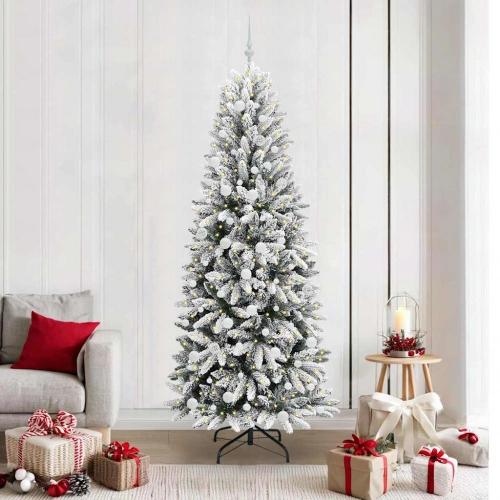 Mākslīgā Ziemassvētku Eglīte Su 300 Led Balts 78 X 78 X 210 Cm Vidaxl