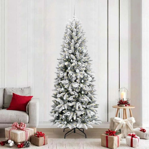 Mākslīgā Ziemassvētku Eglīte Su 300 Led Balts 78 X 78 X 210 Cm Vidaxl