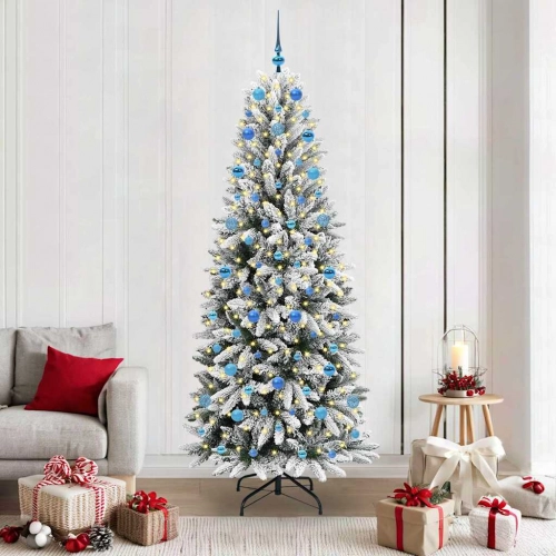 Mākslīgā Ziemassvētku Eglīte Su 300 Led Balts 78 X 78 X 210 Cm Vidaxl