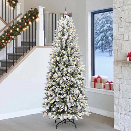 Mākslīgā Ziemassvētku Eglīte Su 300 Led Balts 93 X 93 X 240 Cm Vidaxl