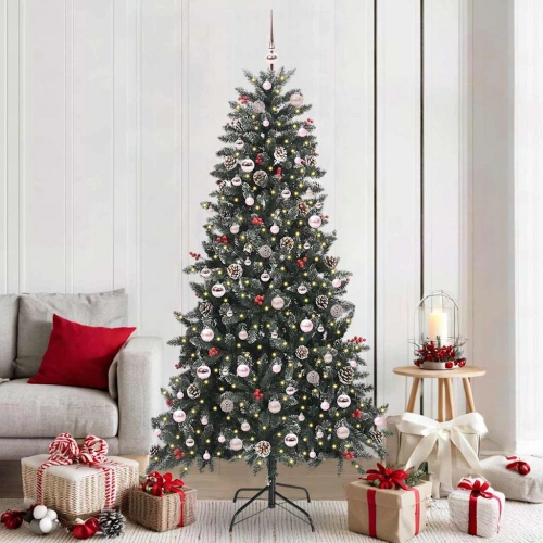 Mākslīgā Ziemassvētku Eglīte Su 300 Led Zaļa 114 X 114 X 210 Cm Vidaxl