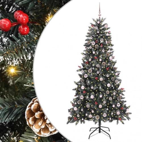 Mākslīgā Ziemassvētku Eglīte Su 300 Led Zaļa 114 X 114 X 210 Cm Vidaxl